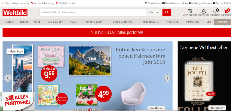 Weltbild Partnerprogramm