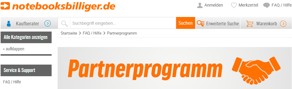 notebooksbilliger Partnerprogramm