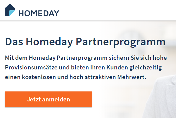Homeday Partnerprogramm